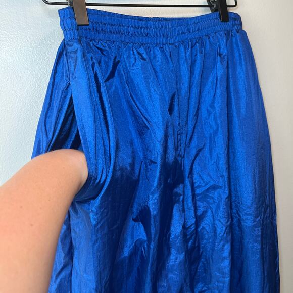 Vintage On Your Mark Women's Tracksuit Windbreaker Jacket & Pants Blue Medium - Picture 11 of 13